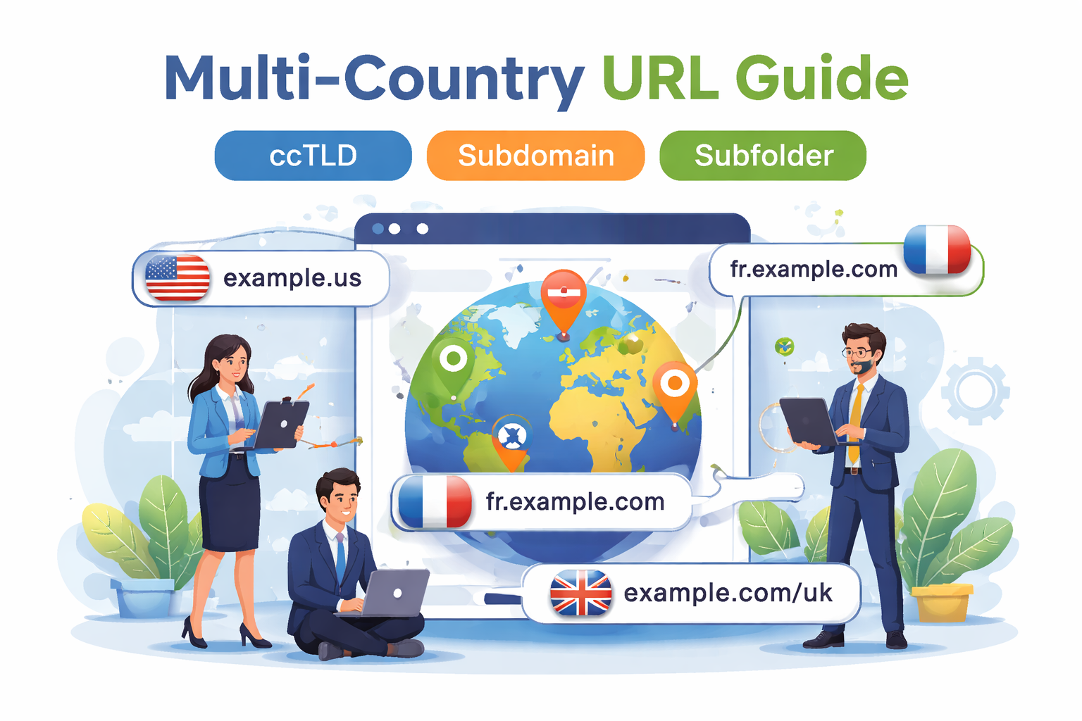 Multi-Country URL Guide: ccTLD, Subdomain or Subfolder